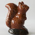 Ornament: Ceramic Brown Squirrel