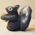 Ornament: Grey Squirrel holding Nut