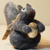 Ornament: Grey Squirrel holding Nut