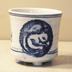 Cup: Pottery Cup with Blue Squirrel