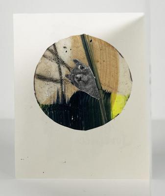 Card custom collage inside.